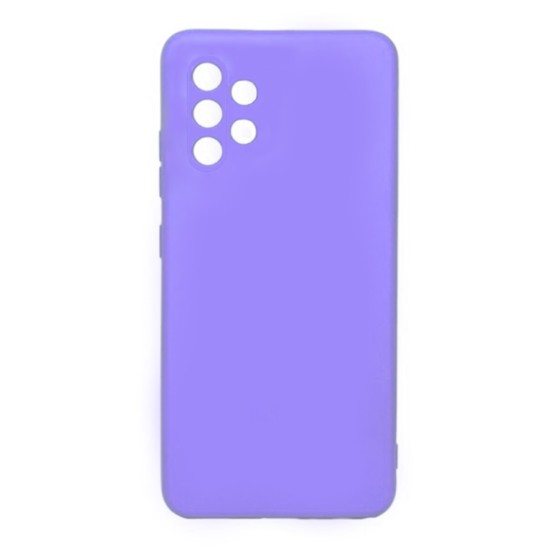 Silicone Case with Camera Shield for Samsung Galaxy A32 5g Purple